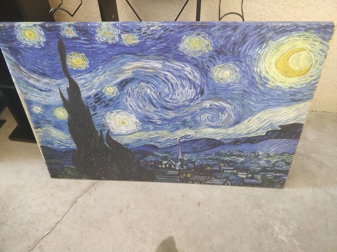 Starry Night Canvas Wall Art