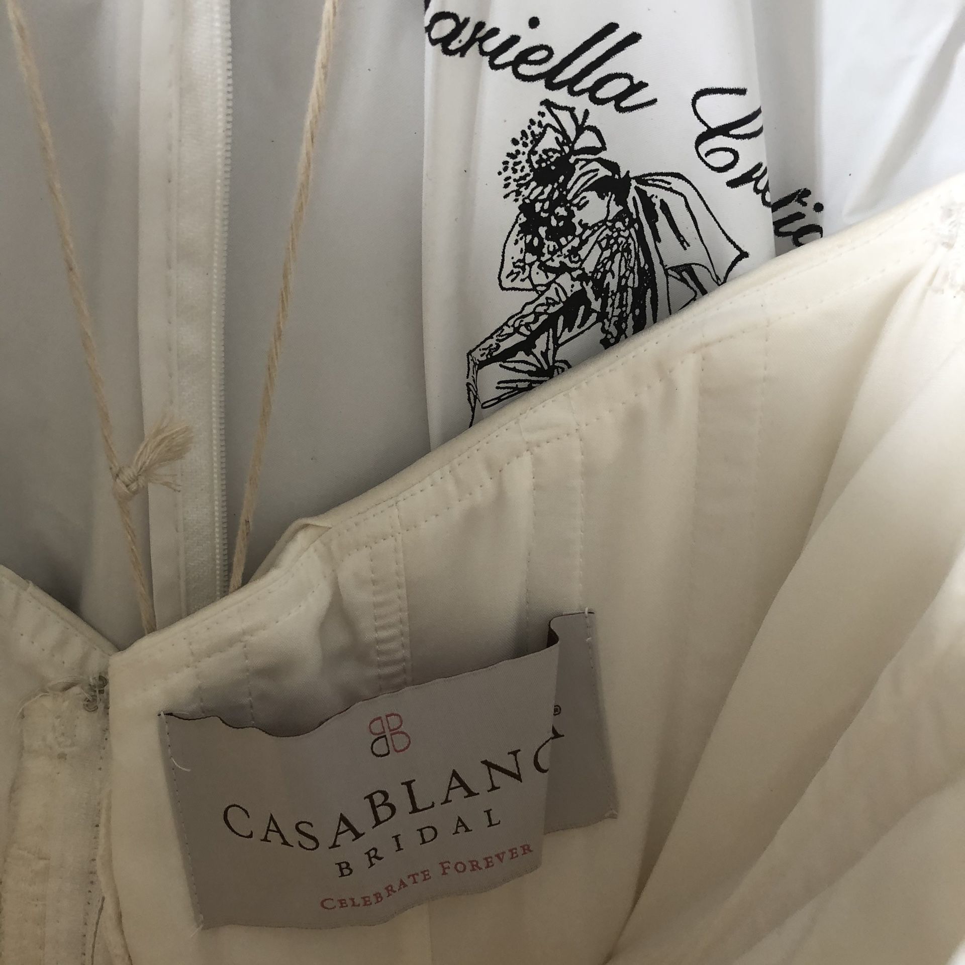 Wedding Dress - Casablanca 2037 Size 12, Ivory