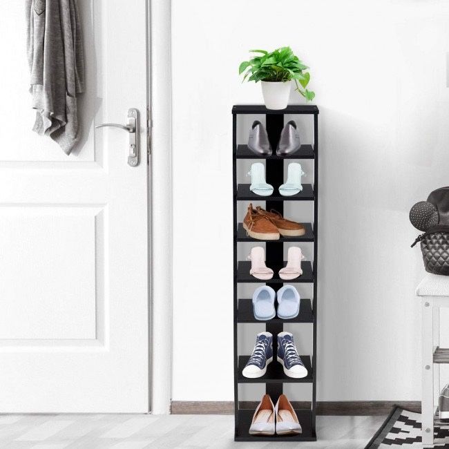 Tangkula 7 Tiers Vertical Shoe Rack
