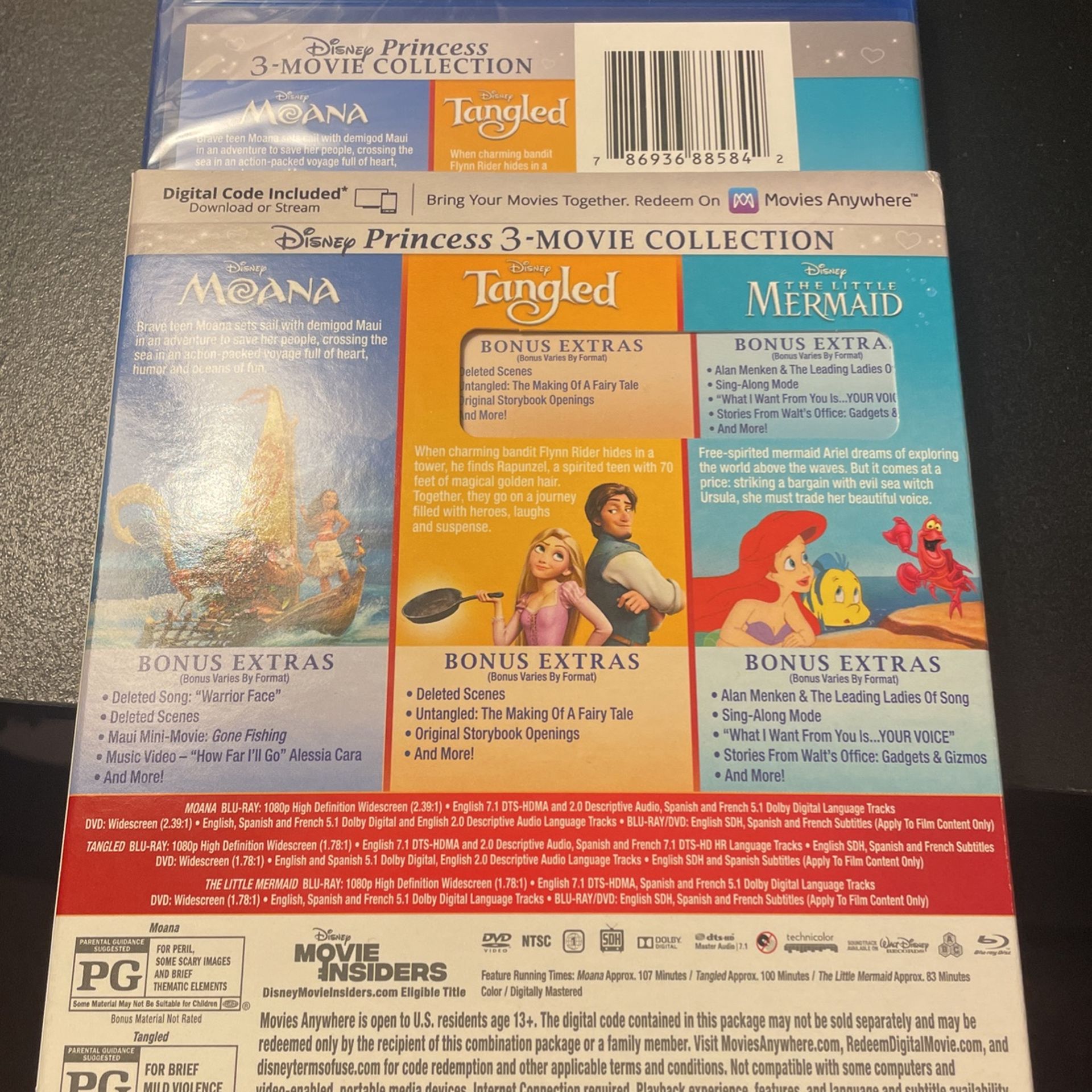 Disney Princess 3-Movie collection