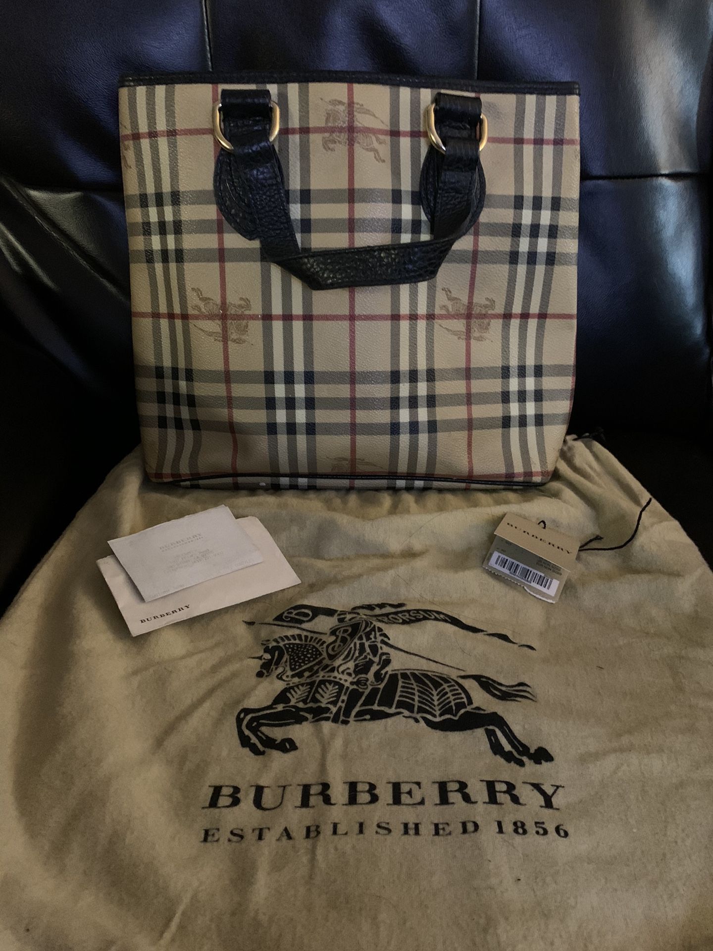 Authentic Burberry Haymaker Tote