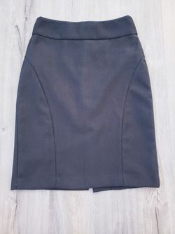 Banana Republic Gray Pencil Skirt Satin Lined Size Small 0 Thumbnail