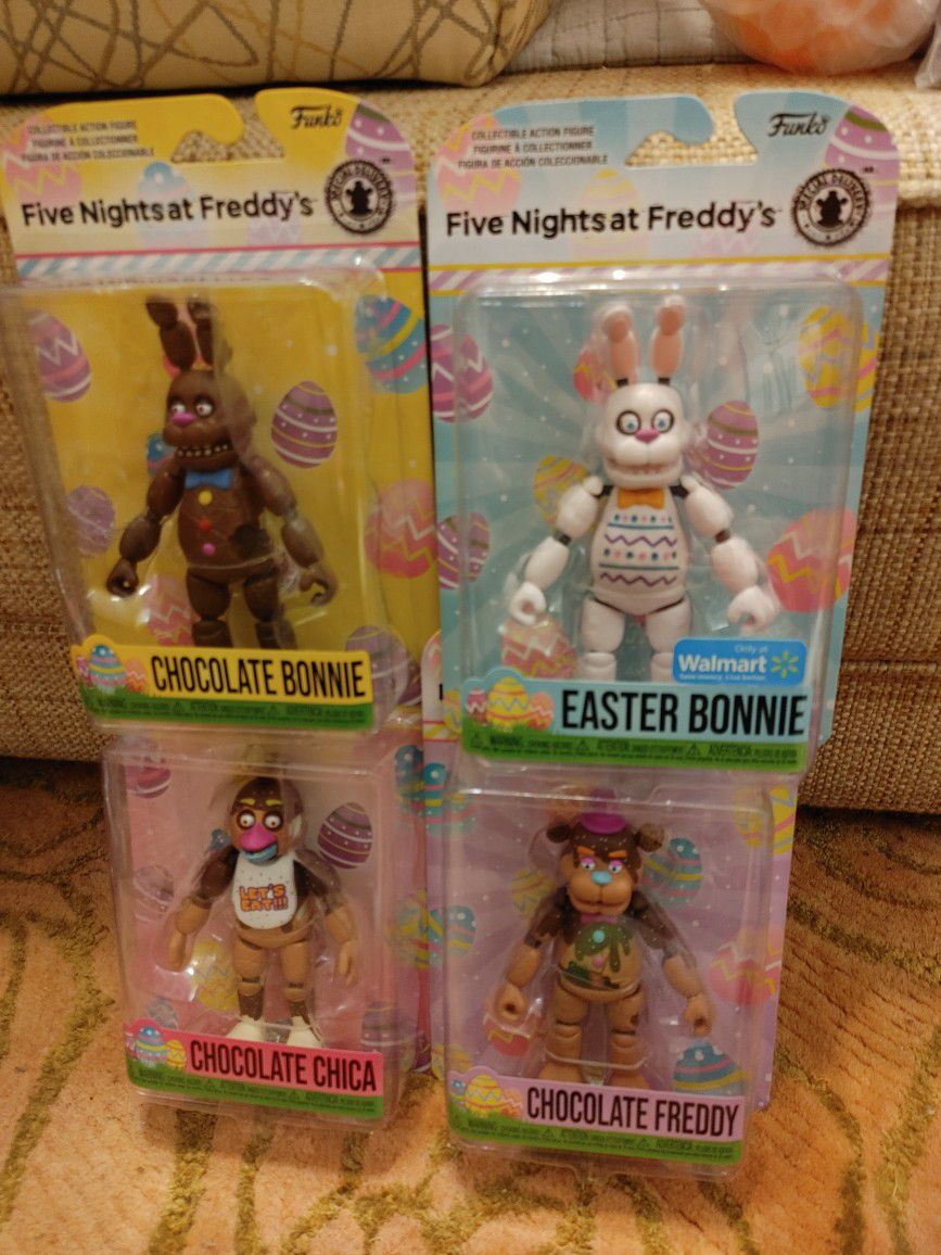 FNAF Easter Complete Collection Funko Action Figure Bundle Lot