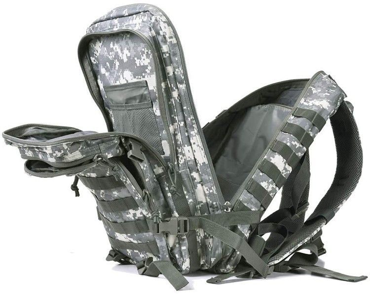 Camouflage Military Tactical Backpack 3 Days Assault Pack Army Molle Bag Backpack Rucksack