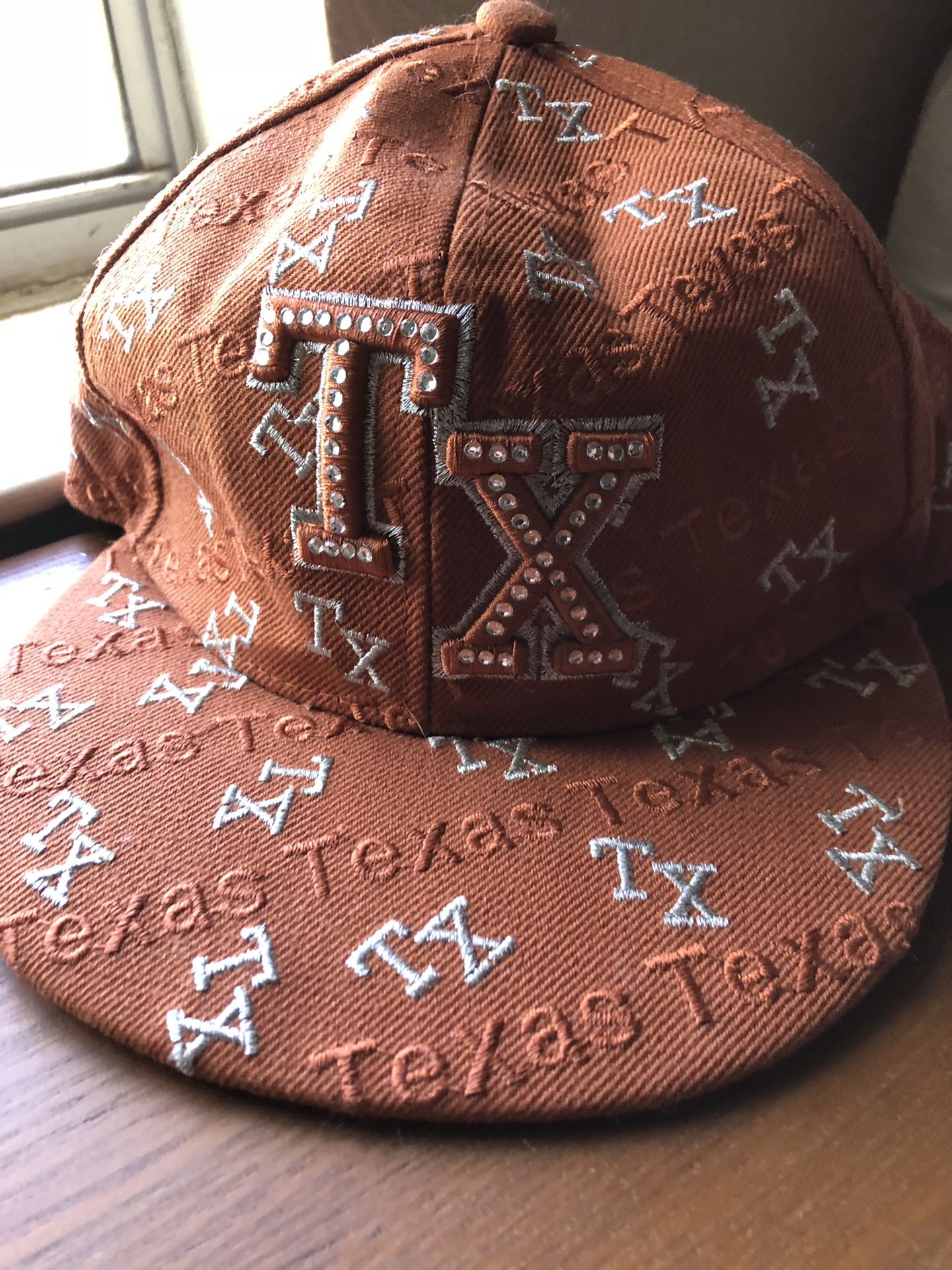Texas longhorn flat bill hat