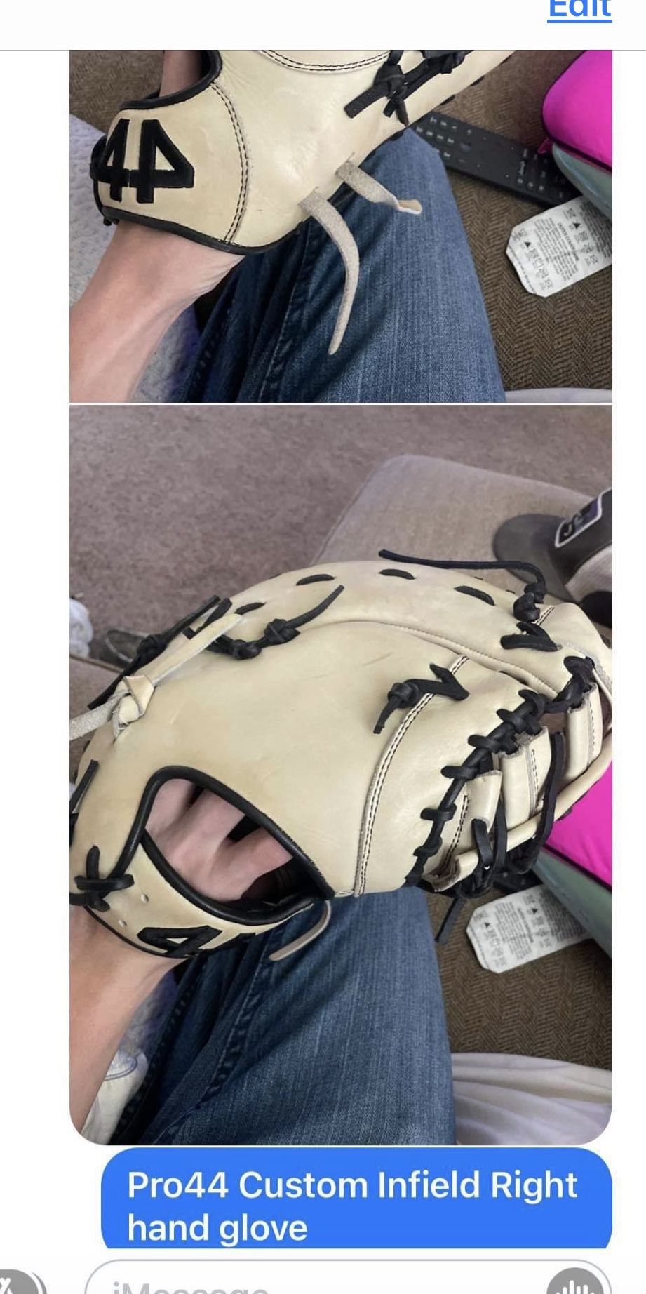 Brand New 44 Pro Custom First baseman Glove. 