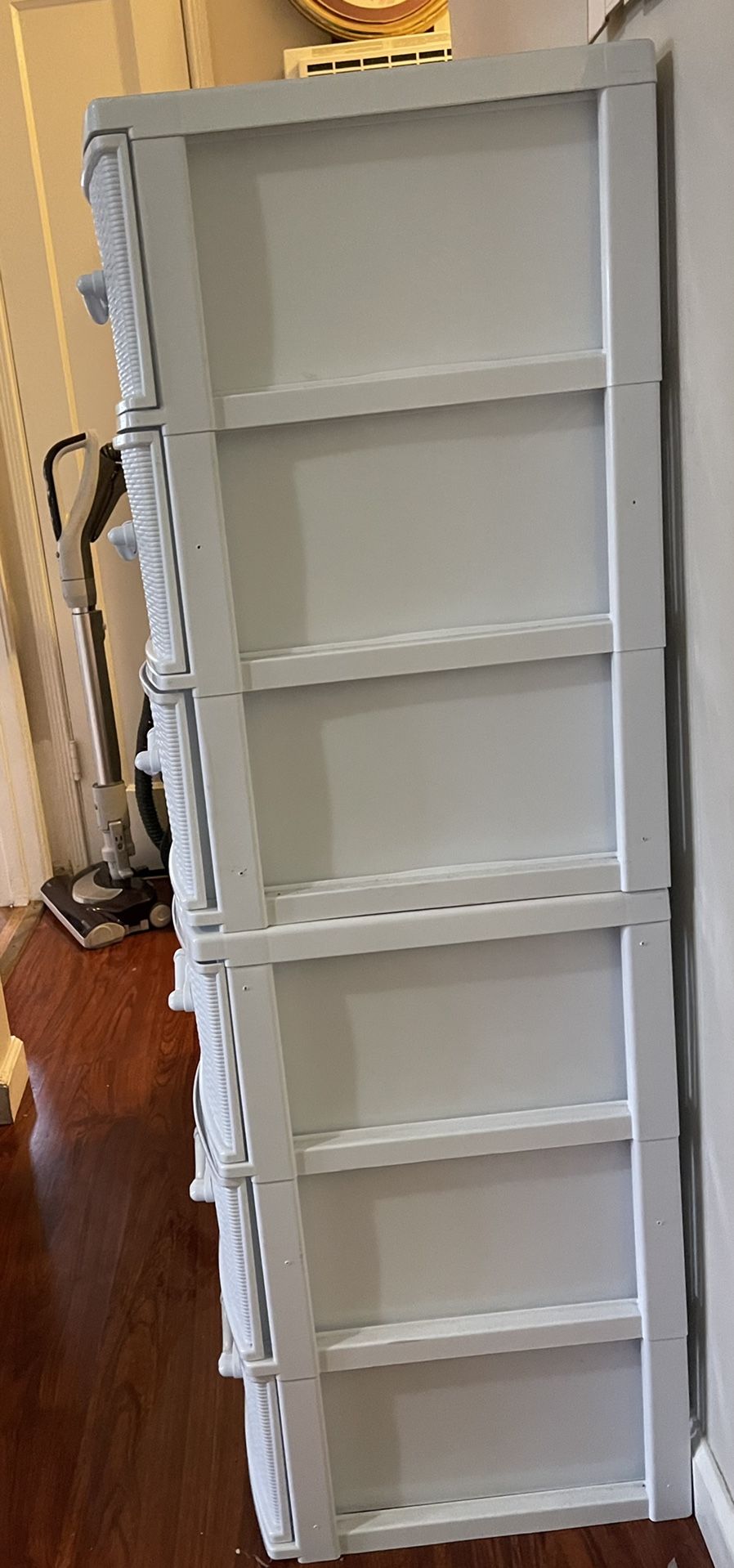 White Plastic Drawers