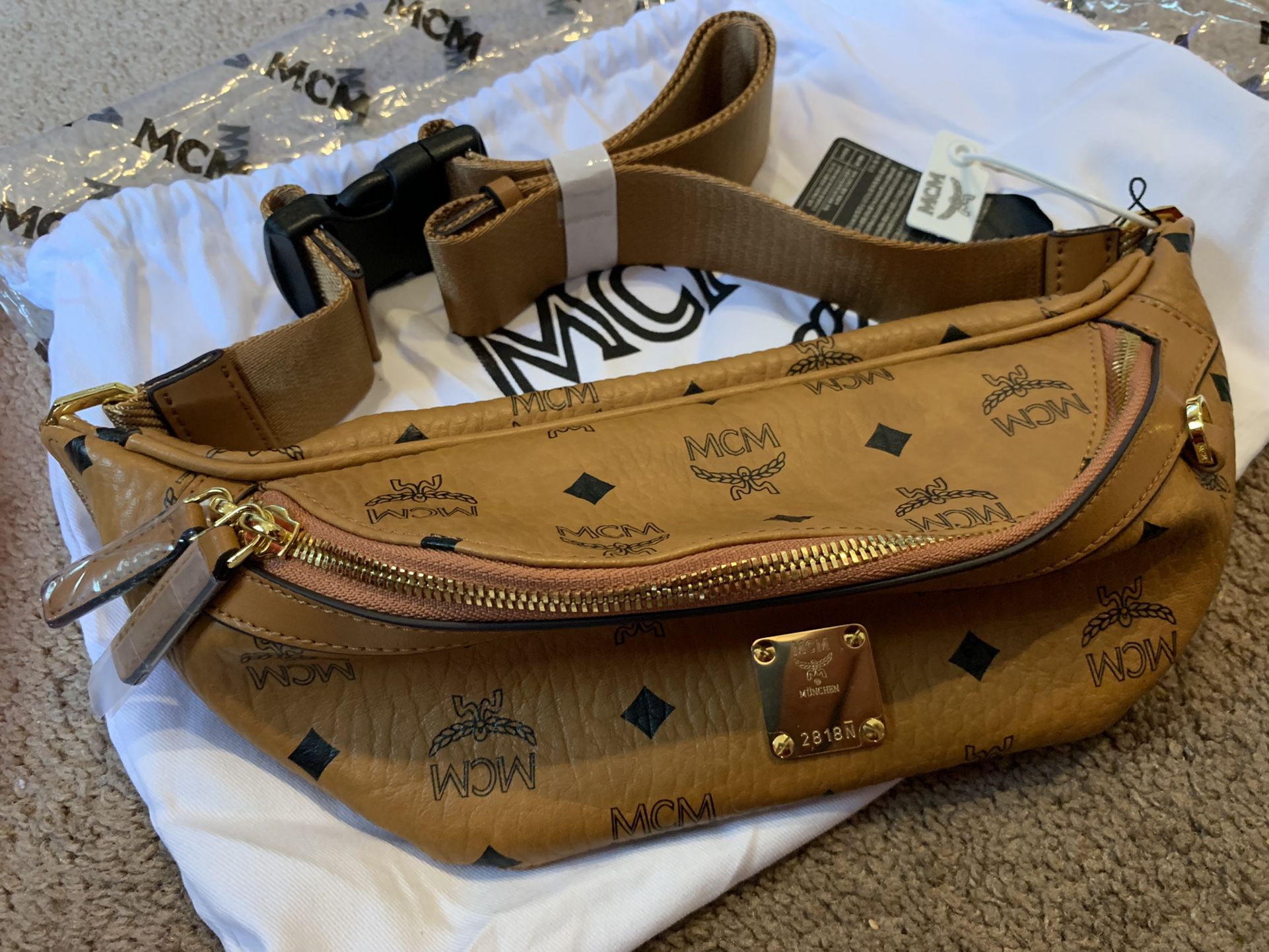 Designer MCM Belt Bag Fanny Pack Crossbody