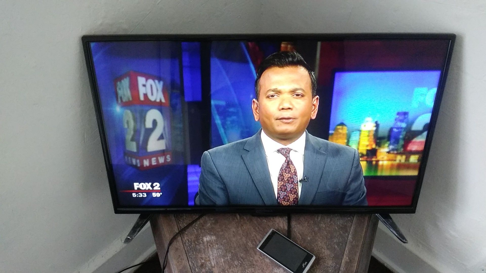 Insignia TV with Table Pad