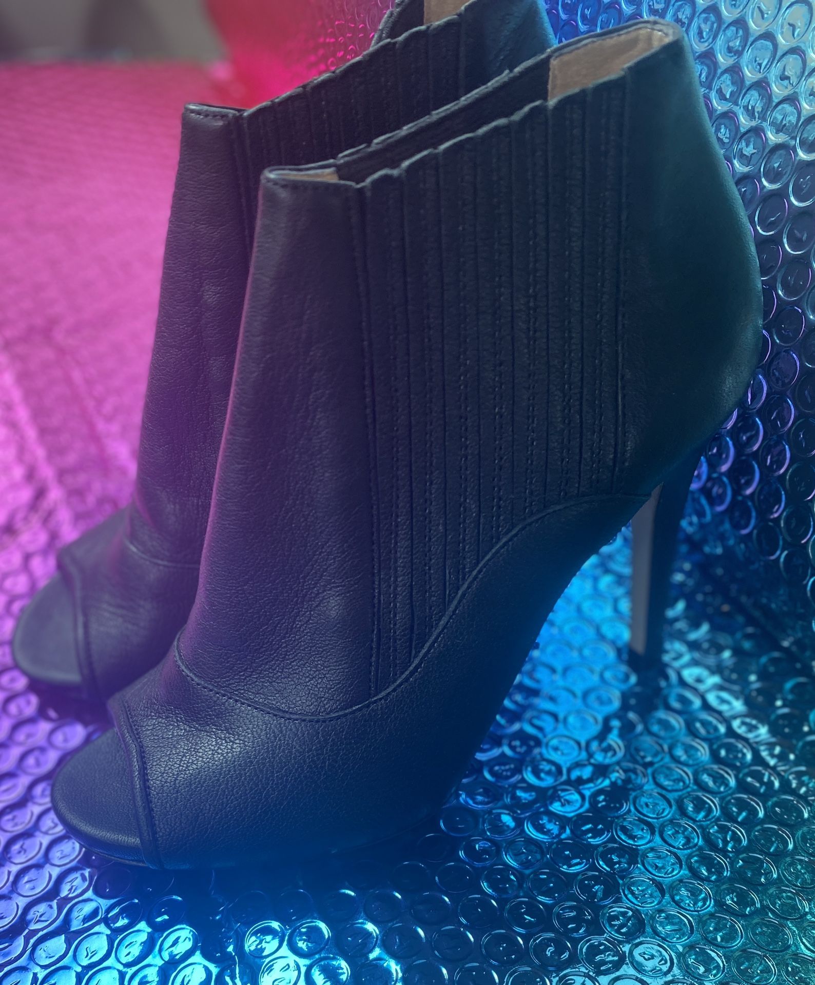 Open Toed Heeled Jimmy Choo Booties