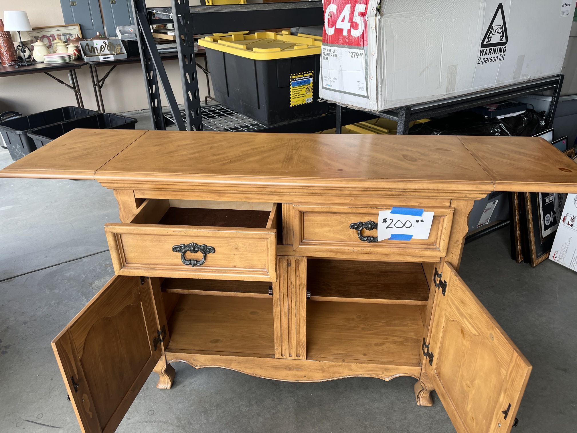 Wooden Hutch/Table