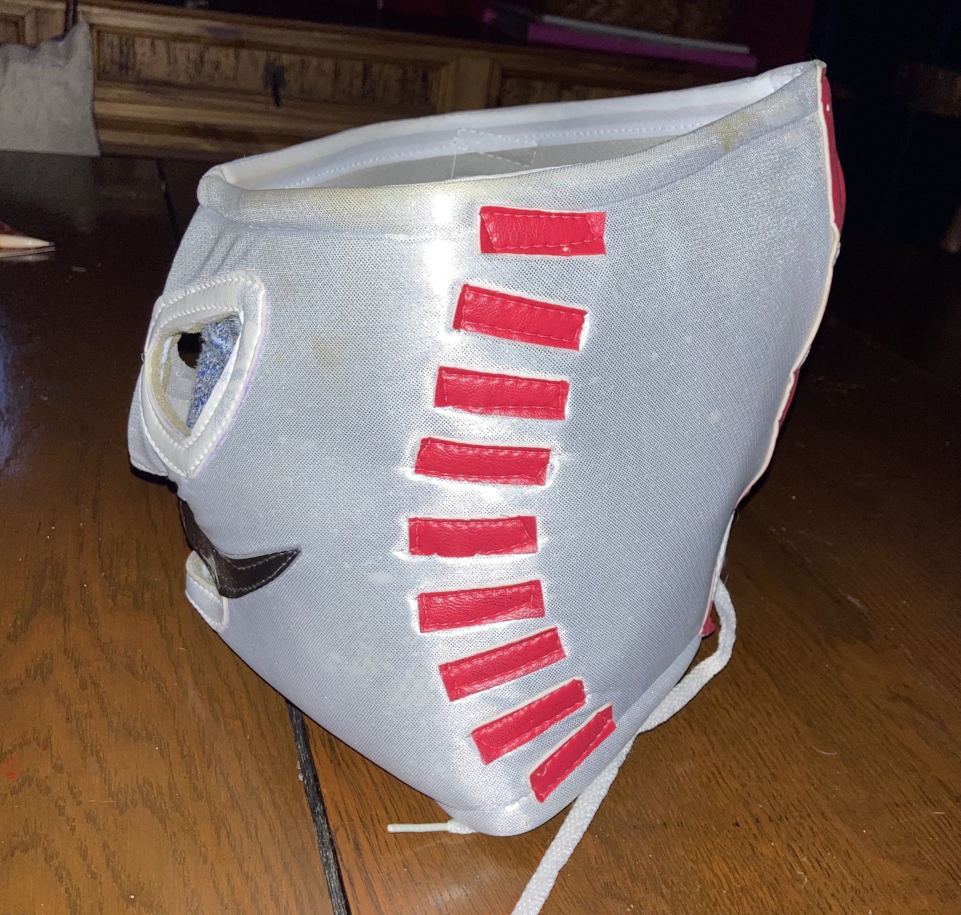 Halloween Handlebar Mustache Wrestling Mask
