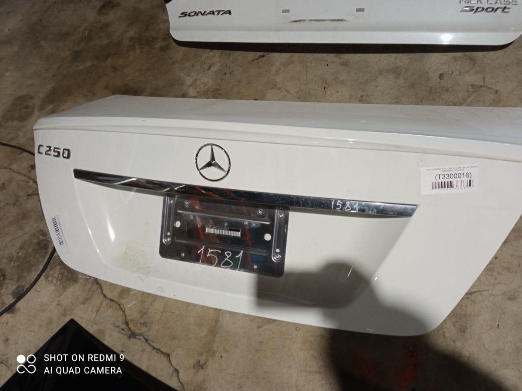 Trunk Lid For 2016 Mercedes C-Class Stock 81581