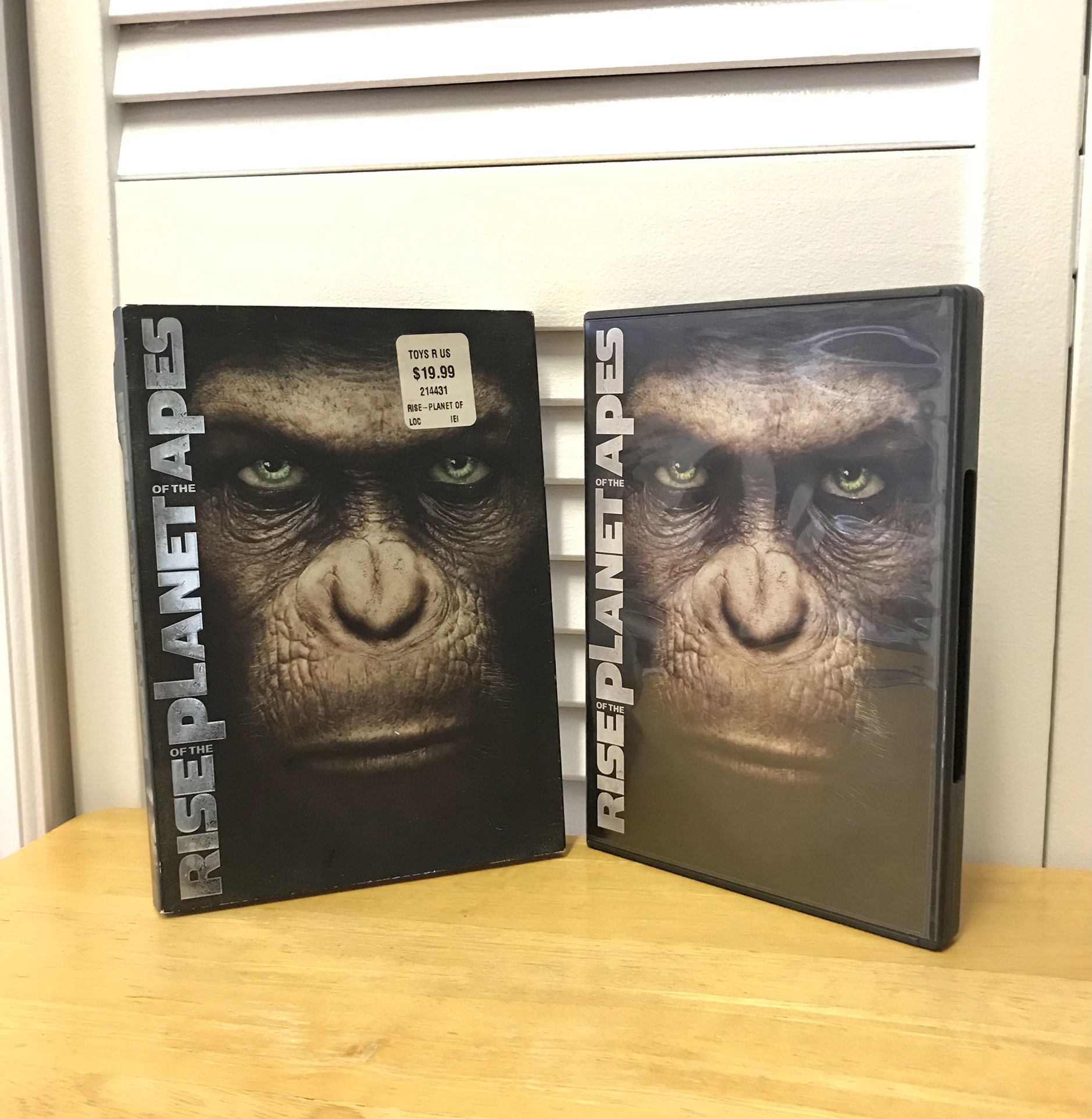 Rise Of The Planet Of The Apes DVD W/Special Features