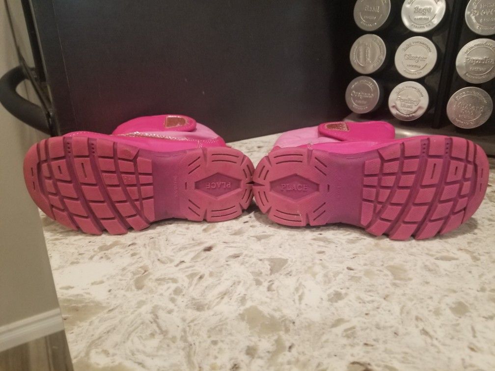 Childrens Place Snow Boots Rain Size 10 Girls