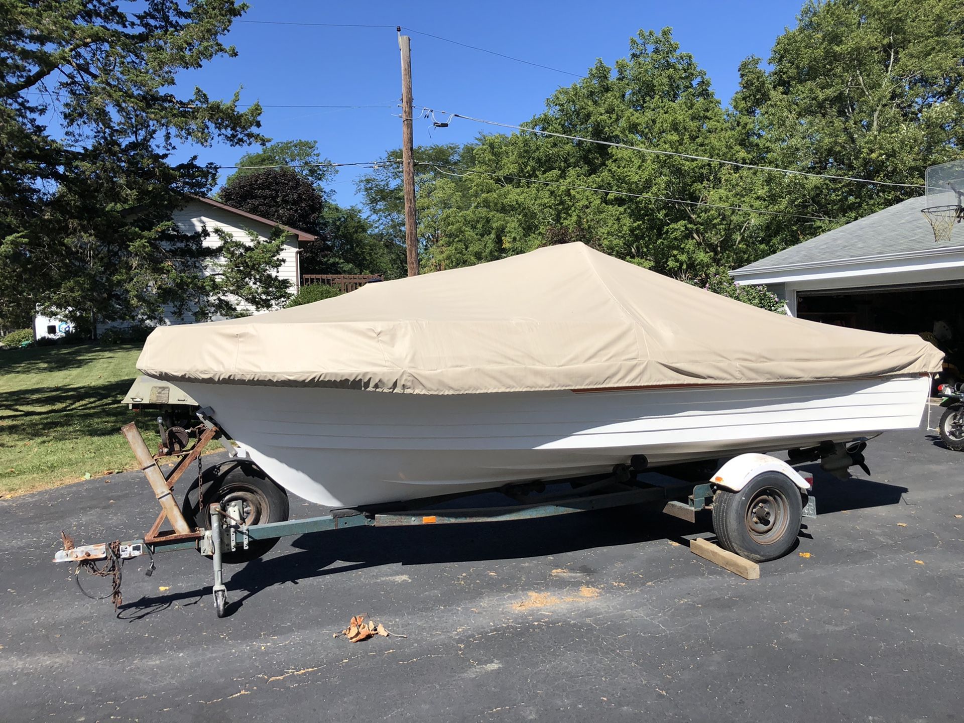 1976 Steury 18ft center console fiberglass boat for Sale in Lake Villa ...