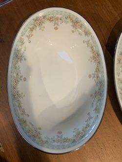 Serving Platter and Bowl for Dining Noritake Springfield Thumbnail