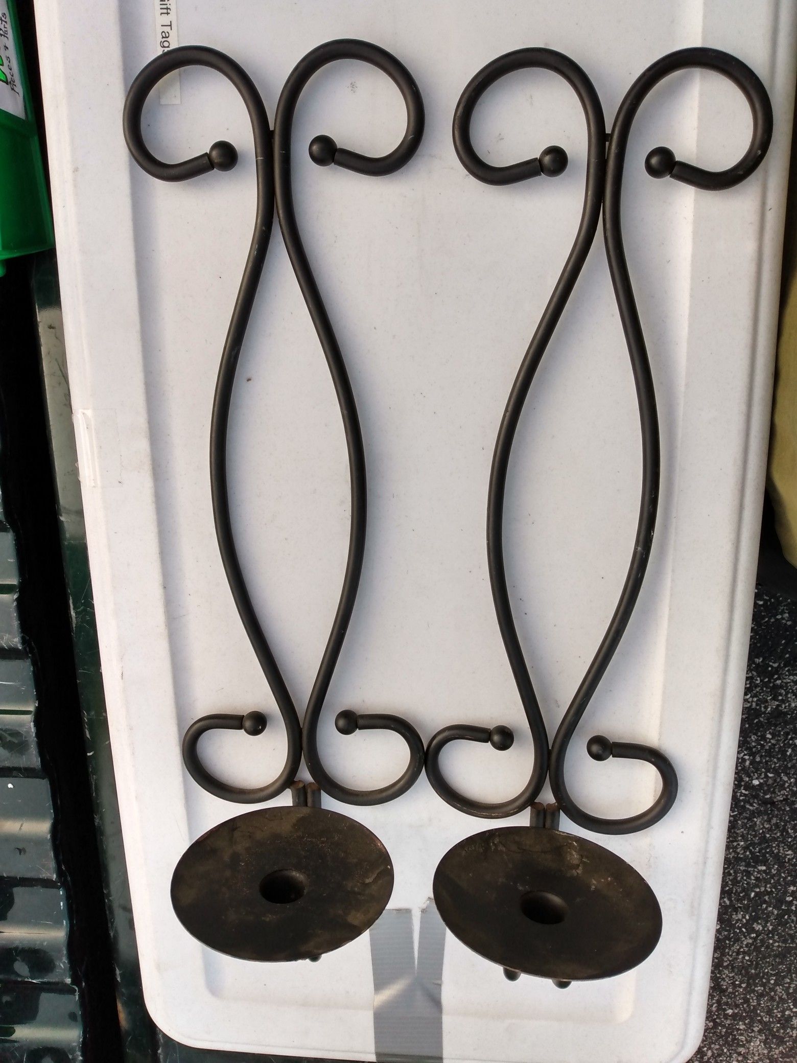 Candle holders wall hung