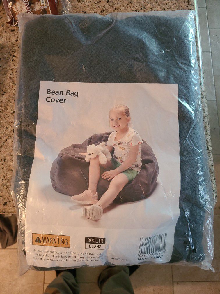 Bean Bag Cover 38" Dark Black