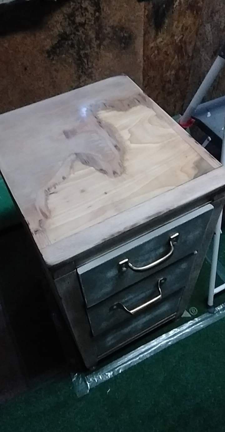 Upcycled Furniture. 3 Drawer Stand. Handcrafted Locally