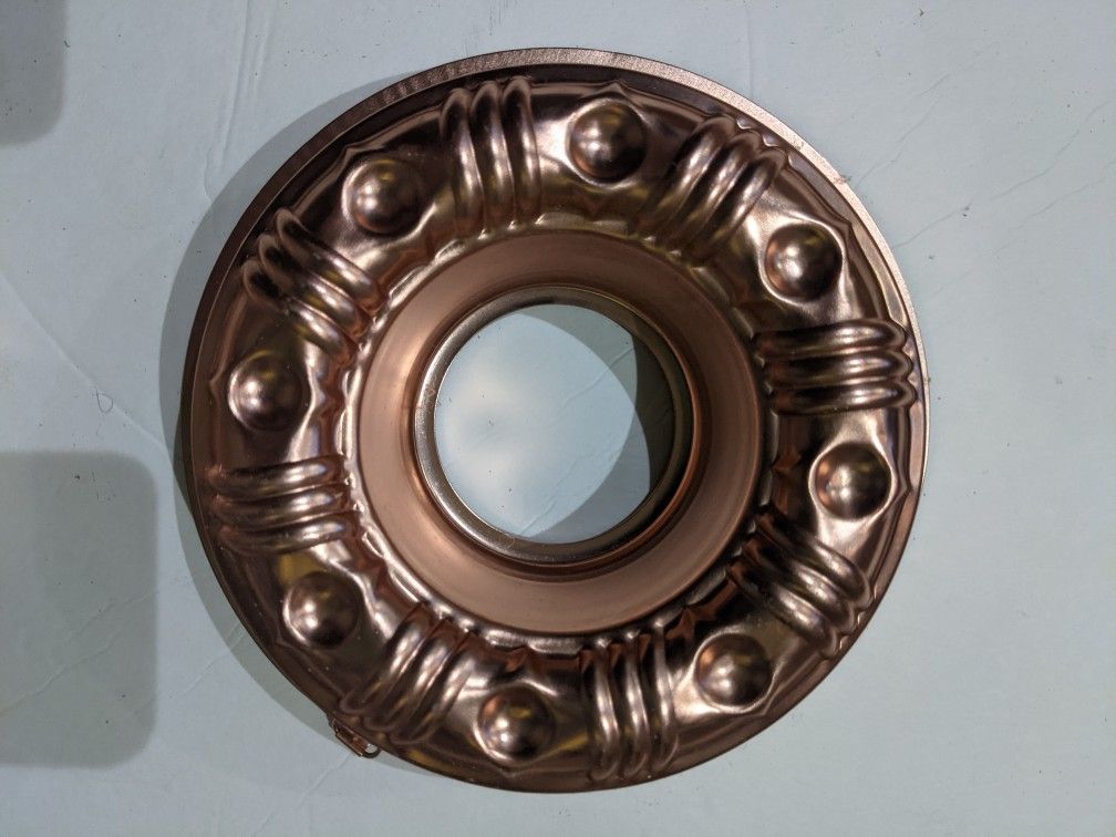 Vintage Copper Jello Molds. 8 " and 11"