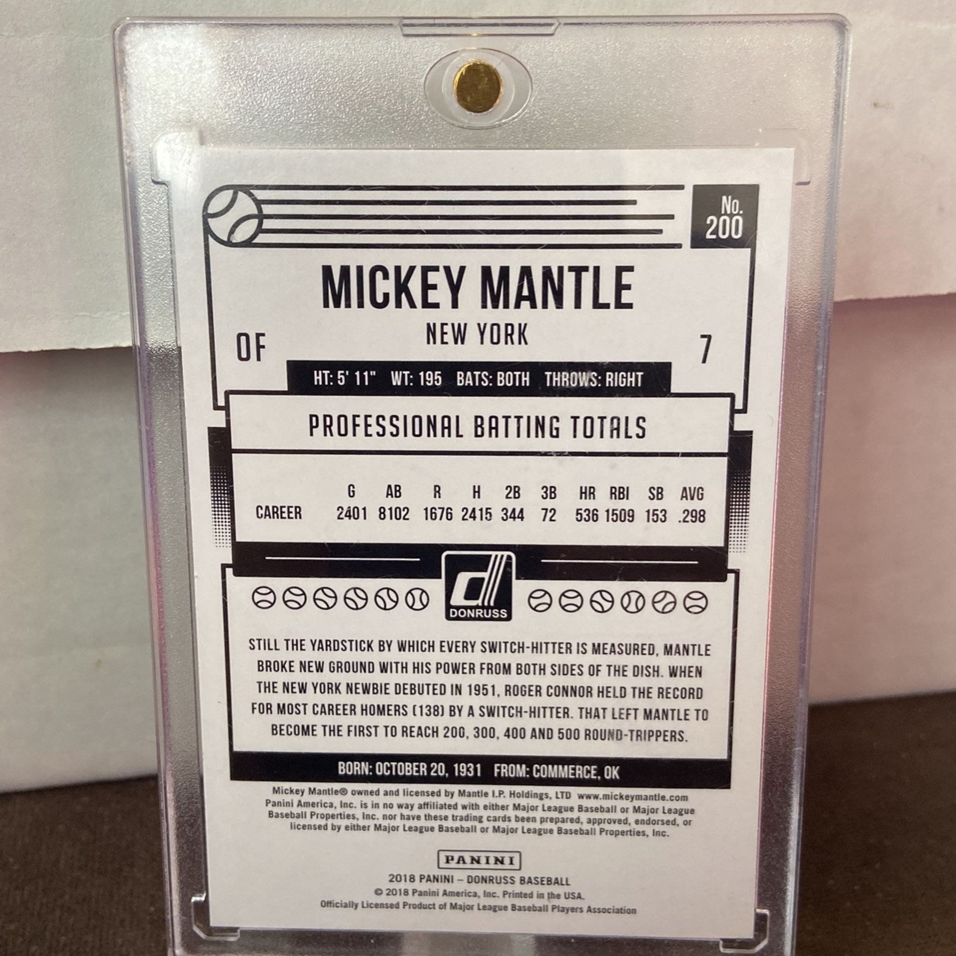 MICKEY MANTLE