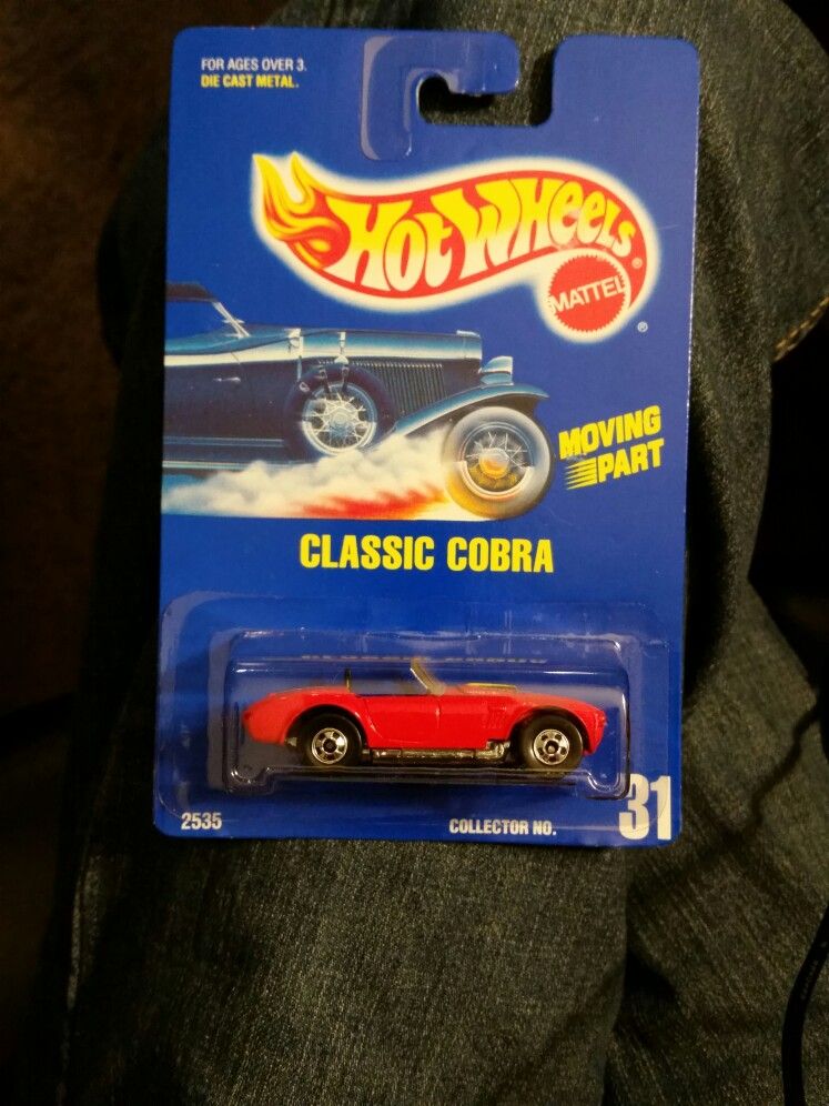 1991 HotWheels Classic Cobra Hot Rod Red