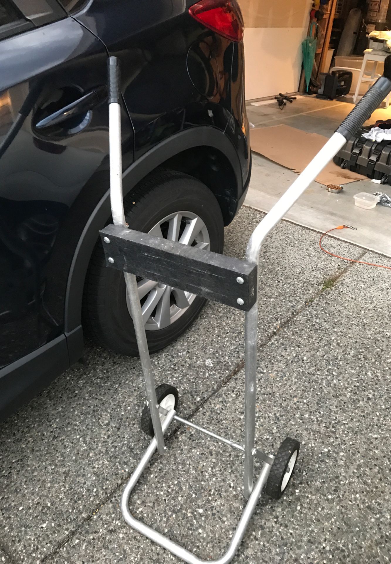 Garelick wheeled outboard stand long shaft