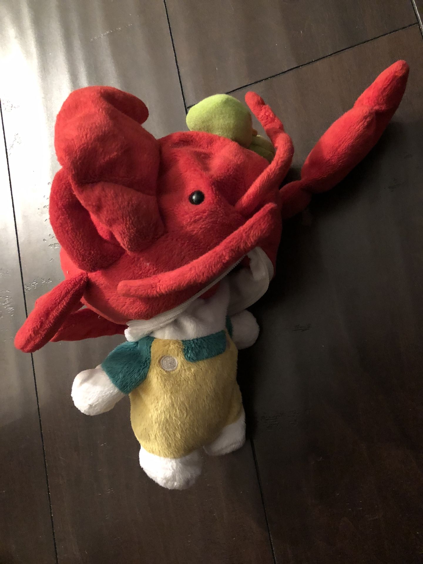 **RARE**HELLO KITTY REVERSIBLE PLUSH: LOBSTER—Pre-owned