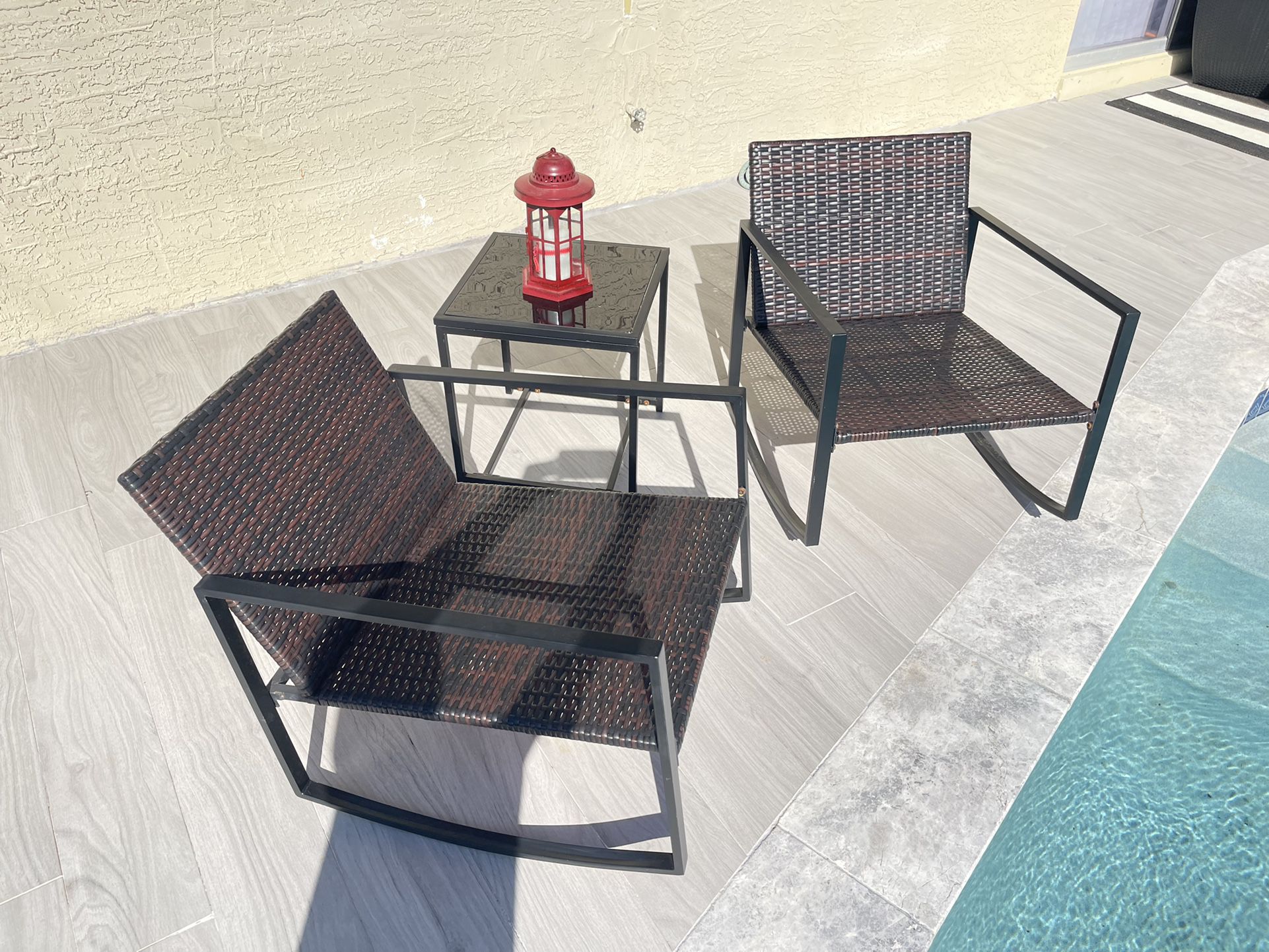 Outdoor Furniture Set/outdoor Patio Chairs/outdoor Rocking Chairs/patio Furniture/balcony Set/patio Set/muebles De Patio Balcon Terraza/sillas D Patio