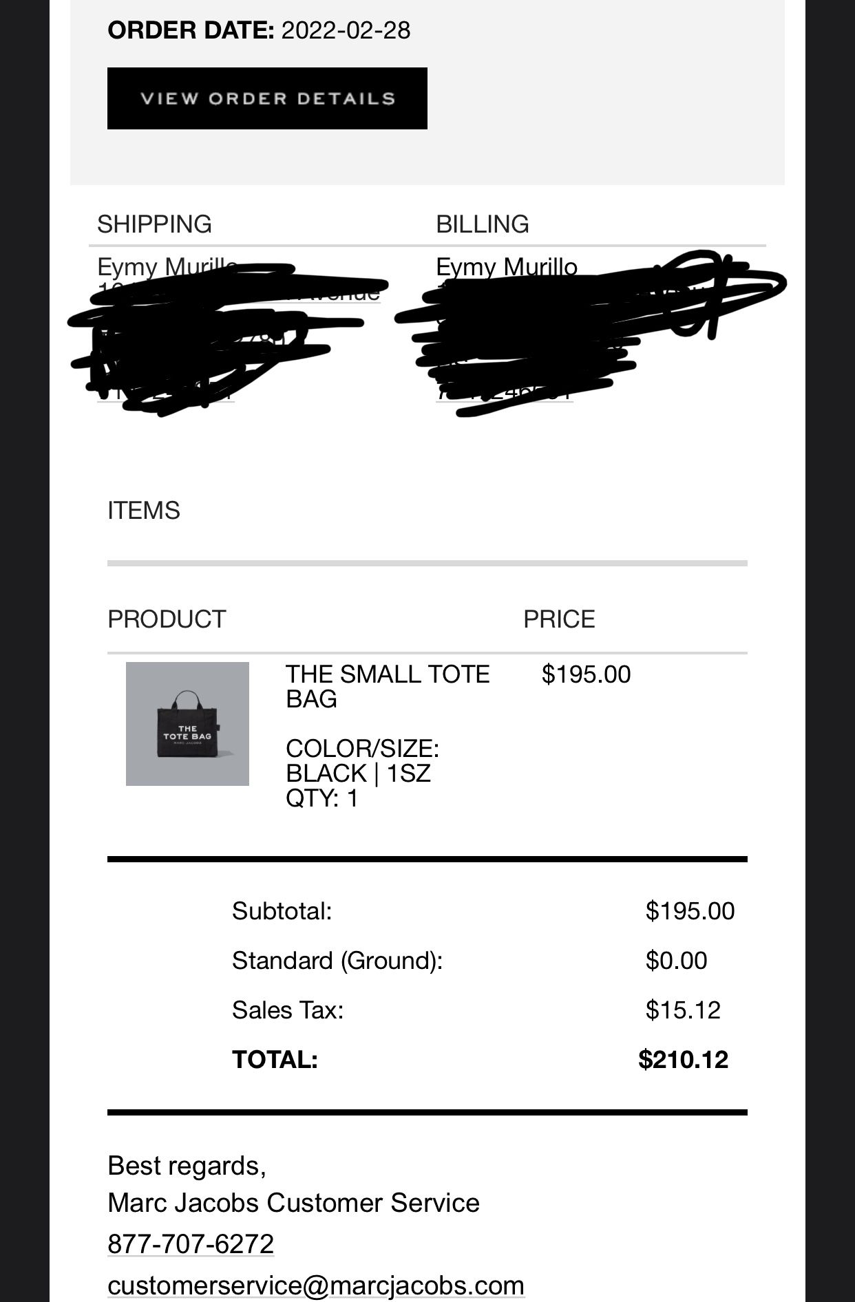 Original Marc Jacobs The Tote Bag