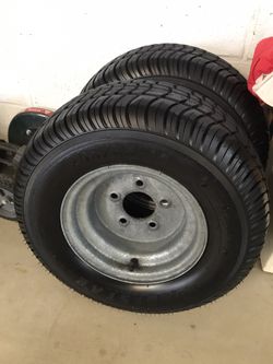 Trailer tire rims