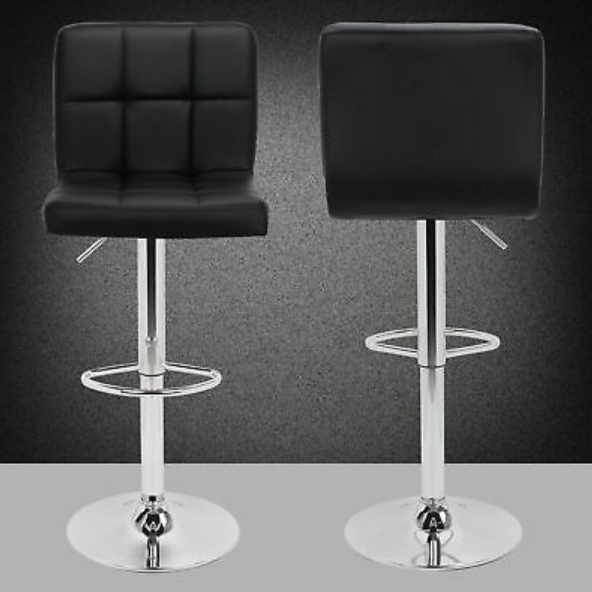 New 2 Black Stools