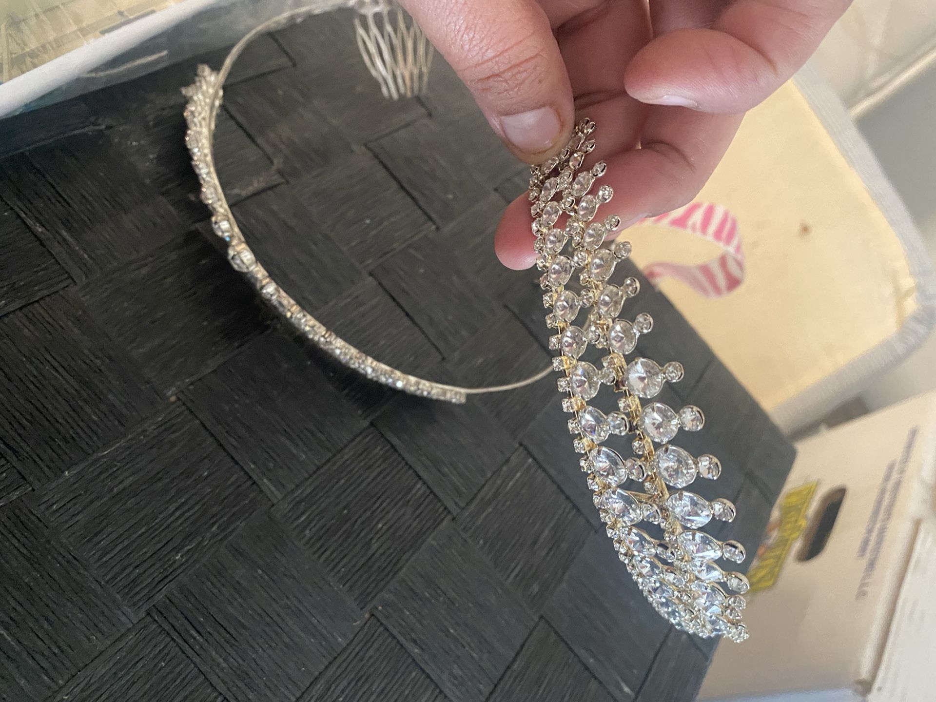 Tiara, Necklace, And Earrings