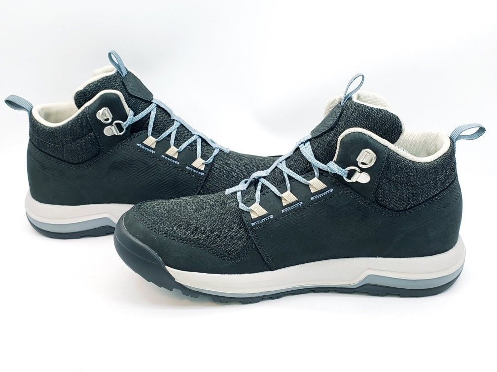 QUECHUA Womens 'Decathalon' NH500 Shoes Mid Black Waterproof Hiking Boots Size 8