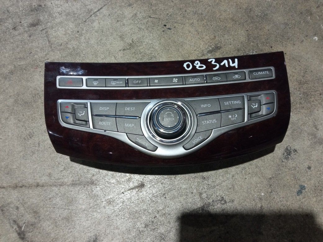 A/C Control Switch For 2011 Infiniti M37 Stock 08314