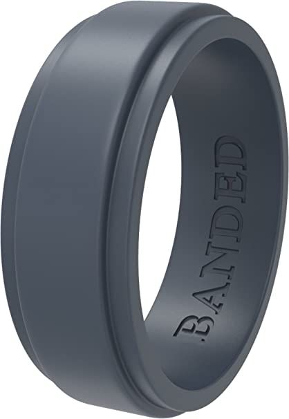 Silicone Wedding Rings for Men and Women 3 Pack Wedding Bands for Fitness, Engineers, Sports, Weightlifting | Comfortable Fit, Skin Safe Soft Rubber W