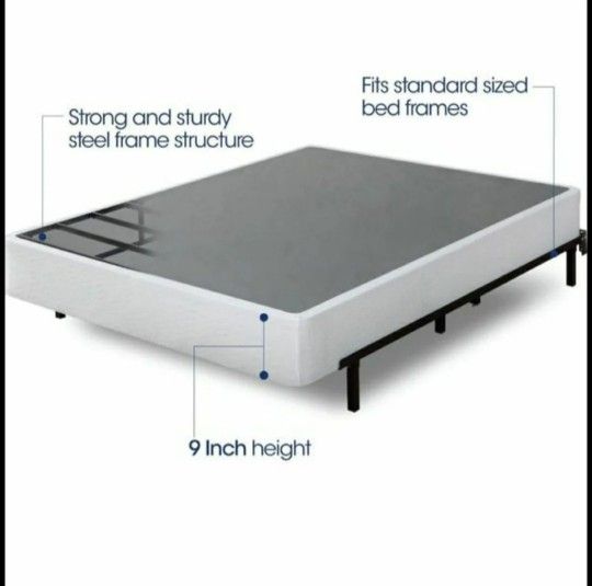 Zinus 9 Inch High Profile Smart Box Spring Twin