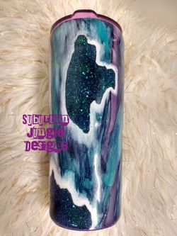 24 oz geode tumbler with straw and lid Thumbnail
