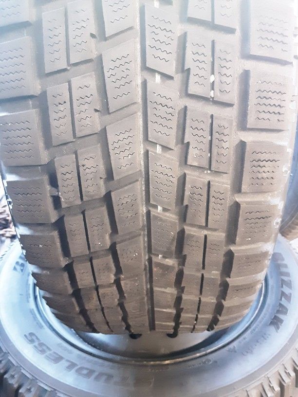 2 Snow Tires On 5x114.3 Steel Wheels