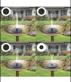 Solar Fountain Pump with Battery Backup, Outdoor Thumbnail