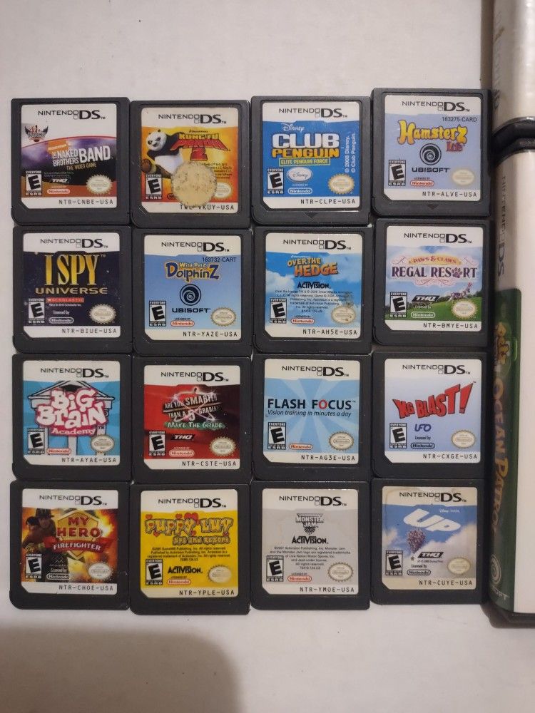 18 Nintendo DS Games Various
