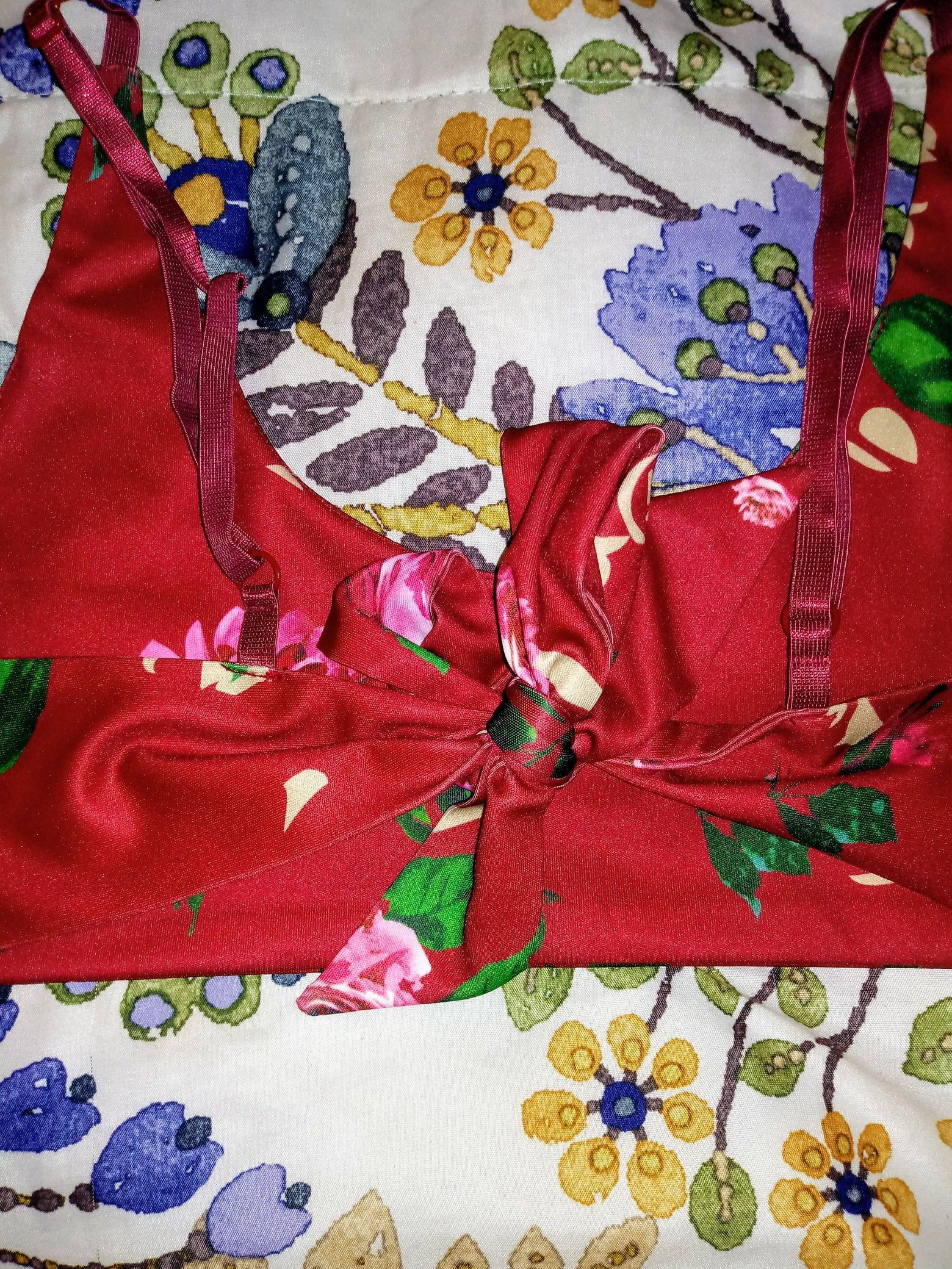 Rose Bikiny Top