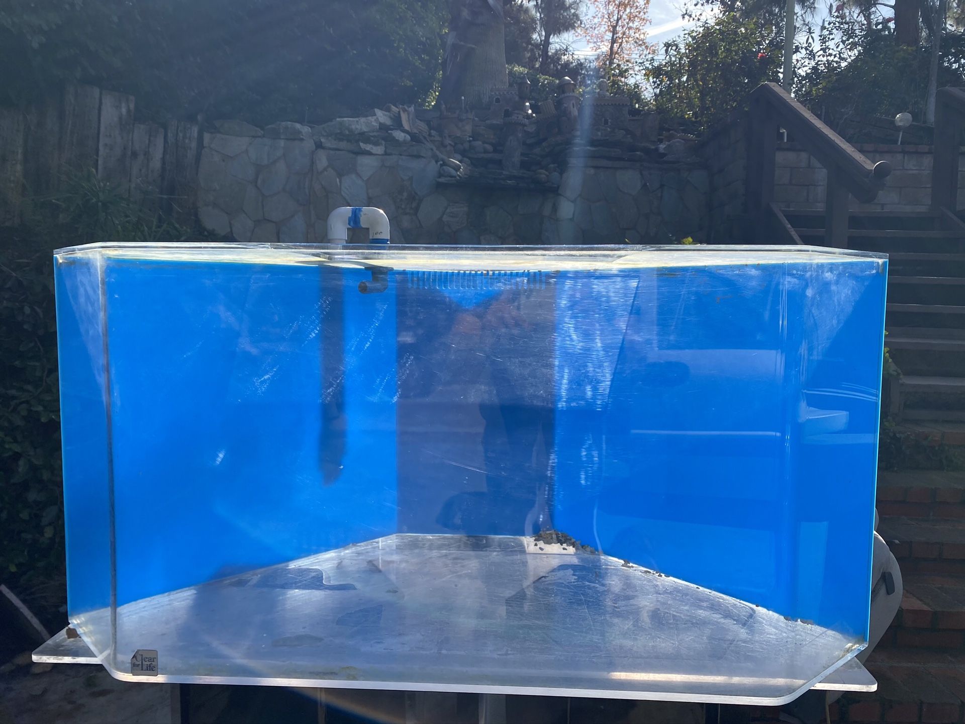 100 gallon acrylic corner aquarium fish tank for Sale in Walnut, CA