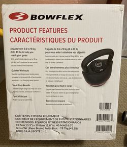Bowflex SelectTech 840 Kettlebell BRAND NEW FACTORY SEALED kettle bell select tech adjustable bow flex 8-40lbs 40 lb lbs 40lb 8lb 8lbs Thumbnail