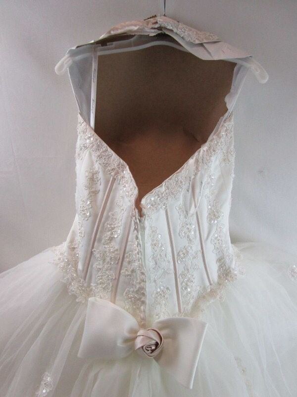 david’s bridal michaelangelo princess gown wedding dress