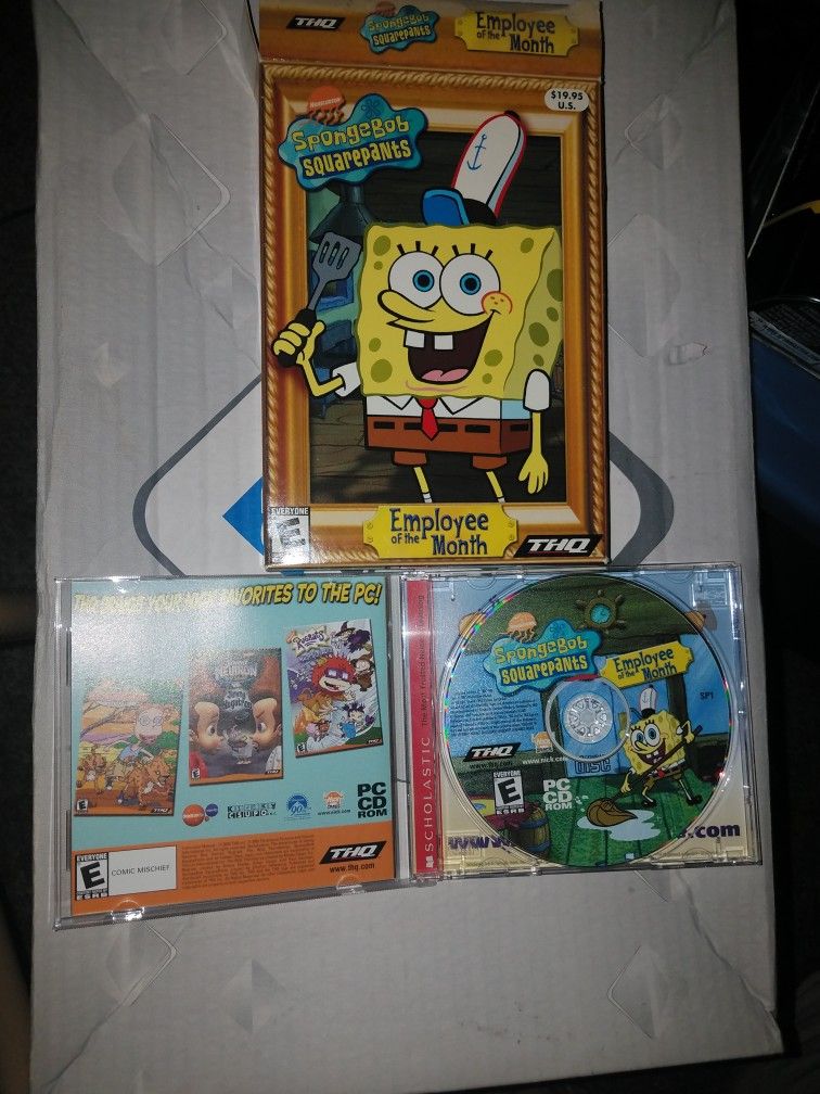 spongebob squarepants employee month pc game