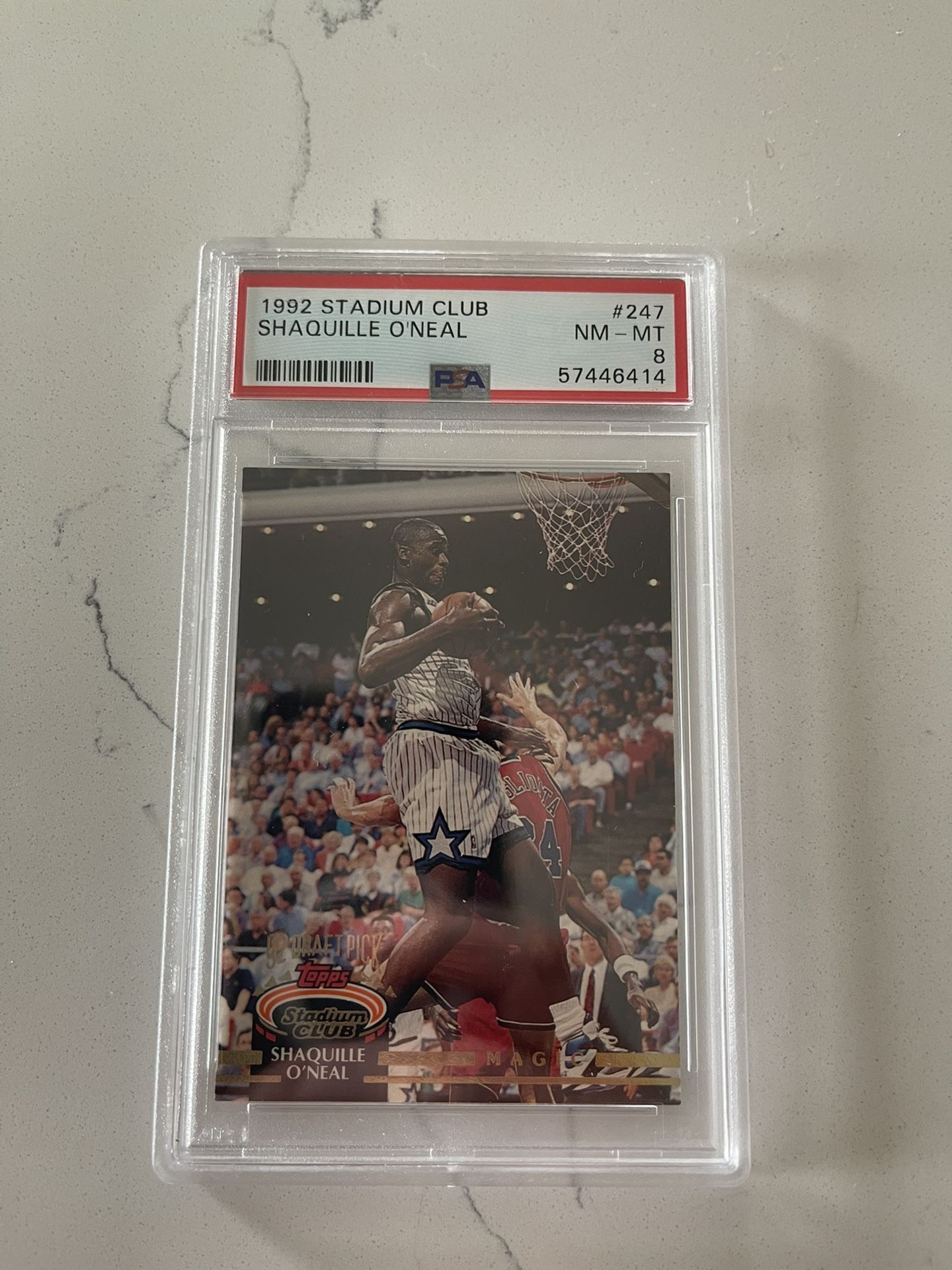 1992-93 Stadium Club #247 Shaquille O'Neal (DPK, RC)