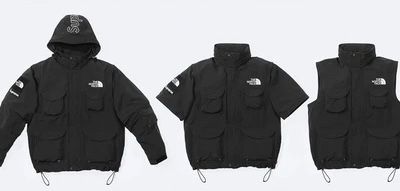 three in one Brand New Supreme The North Face Trekking convertible Jacket sz.L