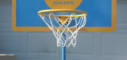 High Noon Sun Sips 84" Basketball Hoop Stand VHTF MAN CAVE Great Condition  Thumbnail